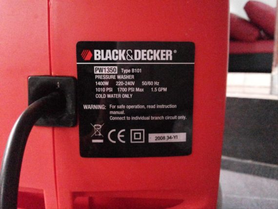 BLACK & DECKER PW1350