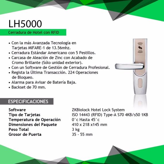 ZKTECO ZK-LH5000/ZK-LH5000I