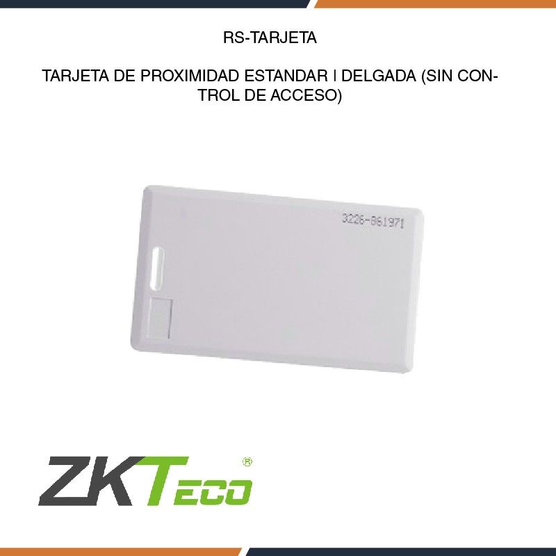ZKTECO RS-TARJETA