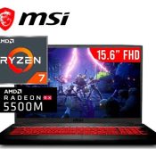 MSI 15 A4ddr-017us Ryzen 7 8gb 512gb Ssd T.v Rx5500m