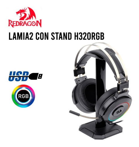 RAZER Audifono Gaming Redragon Lamia2 H320rgb 