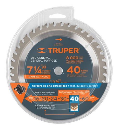 TRUPER SIERRA 7-1/4"