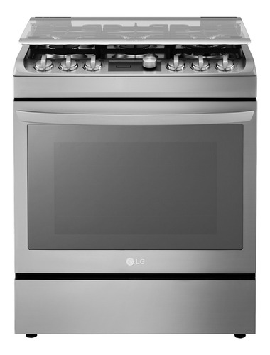 LG Modelo RSG315T Tipo de alimentación Gas Cantidad de hornallas 6 Voltaje 220V Tipo de puerta del horno Con visor Tipo de conexión Gas envasado