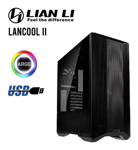 REDRAGON Case Lian Li Lancool Ii Mesh Black 