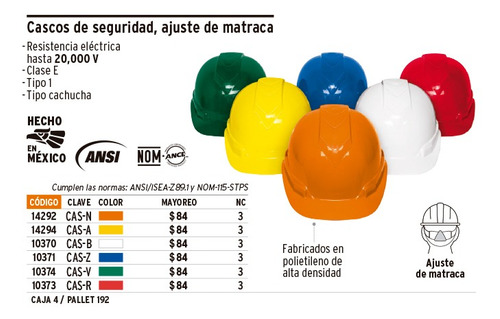 TRUPER CASCO NARANJA