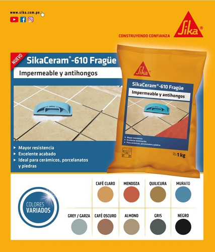 SIKA Combo Renovación de baños y cocinas con cerámicos